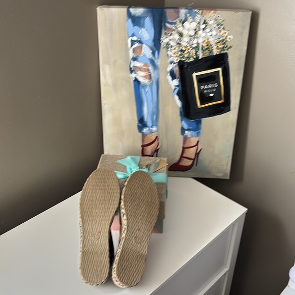 FP Collection - Eden Double Stack Espadrilles size 10.5/41 - Picture 6 of 8